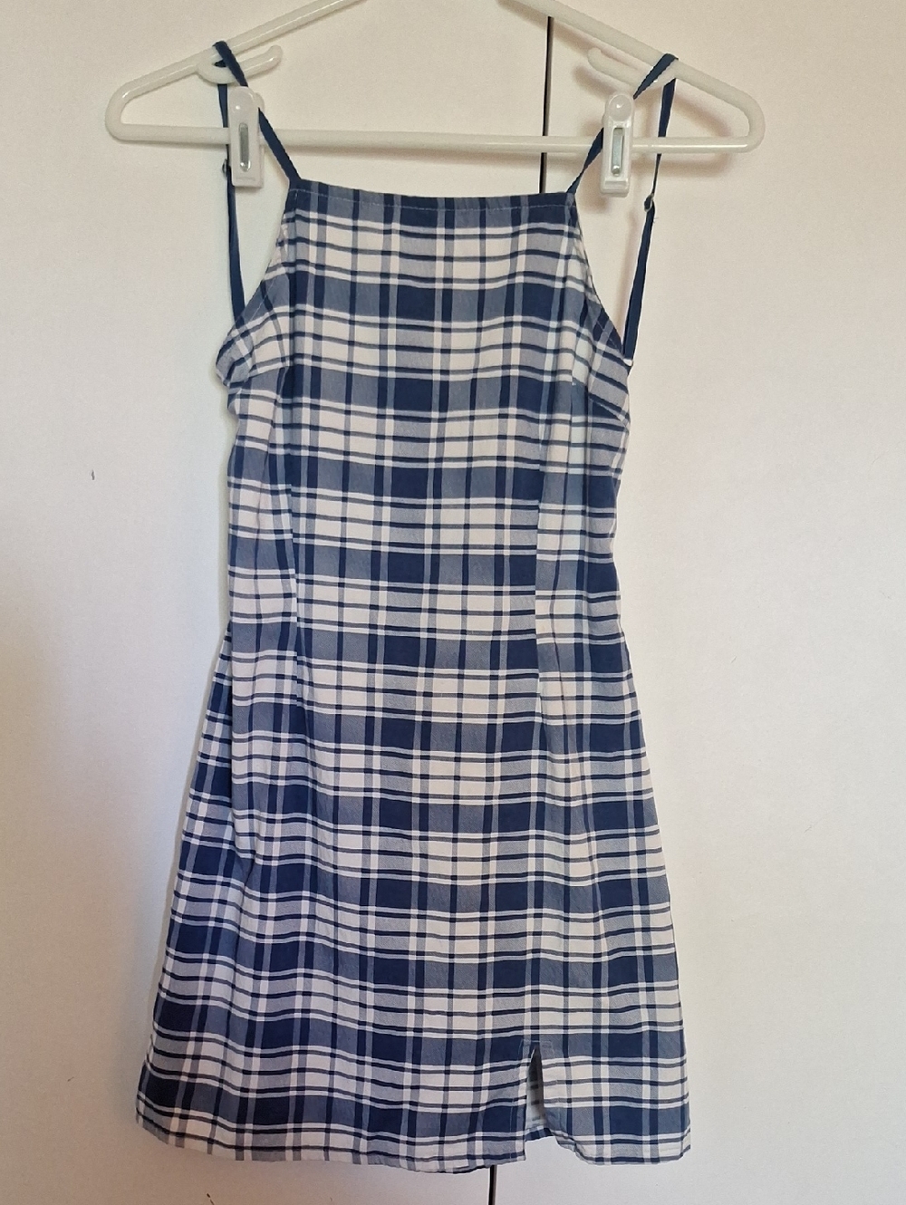Urban Outfitters Blue and White Plaid Top